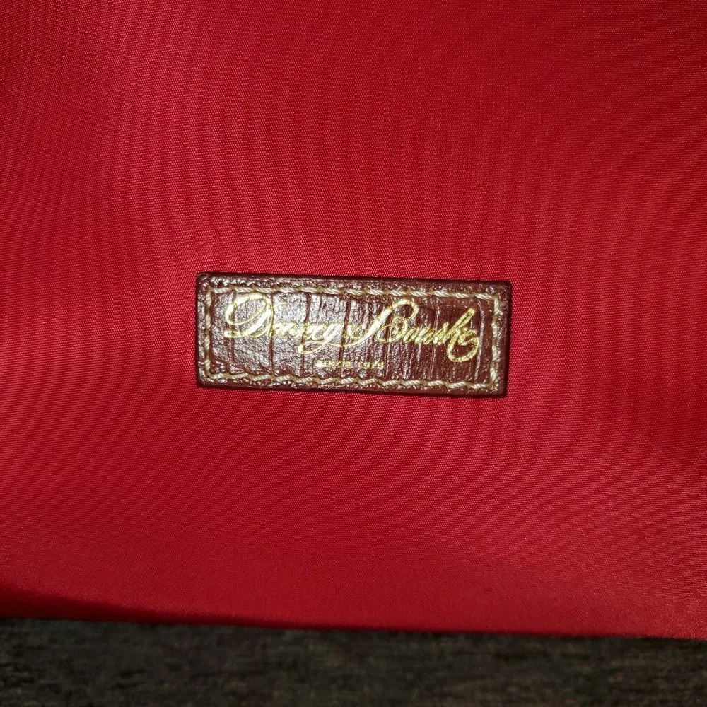 EUC Dooney&Bourke Red Red Nylon Hobo Shoulder bag - Picture 4 of 12